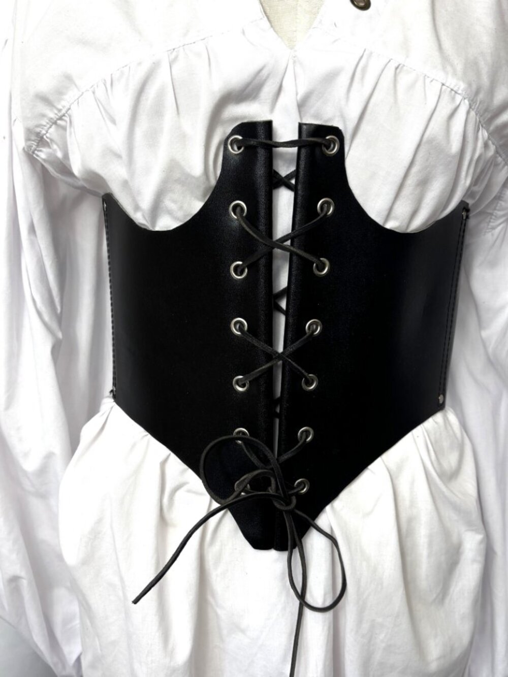 Handcrafted Wench Leather Corset Belt Renaissance Medieval Med/Lrg  NOS NWOT